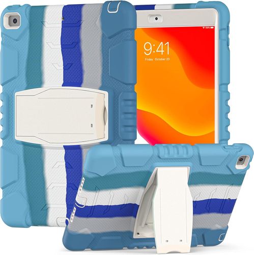 Etui do iPad 9/8/7 10.2” Pancerne z Podstawką Niebieskie na Arena.pl