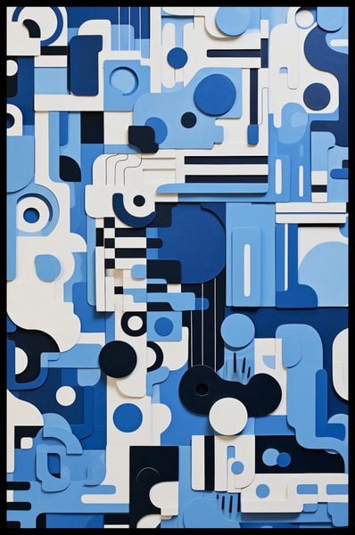 Plakat 56,6x86,4cm Niebieski Labirynt zdjęcie 2