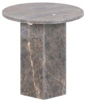Stolik Naxos marmur ciemny brązowy