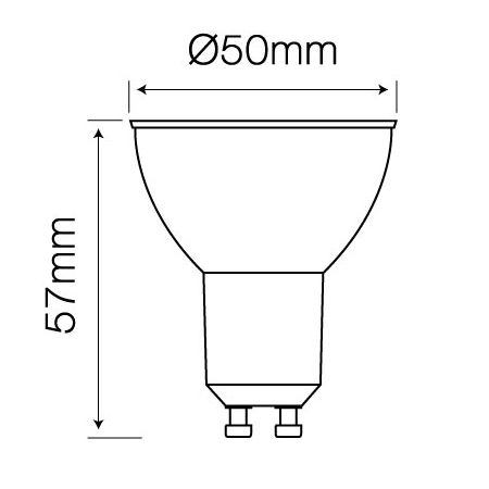 Żarówka 241987 LED GU10 5W 450lm 230V 6500K biała zimna na Arena.pl