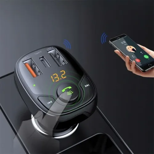 TRANSMITER FM Z ŁADOWARKĄ QC4.0 PD USB-C ROCK B301 na Arena.pl