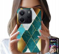 ETUI DO XIAOMI NOTE 14 4G - ELEGANCKIE MODNE WZORY CASE + FOLIA