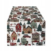 Bieżnik 200cm Świąteczny Zimowy Dekoracyjny Ozdobny na stół 2m Długi