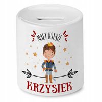 Skarbonka 330 Ml Dla Krzyśka Syna Dziecka Prezent Z Nadrukiem Ze Zdjęciem