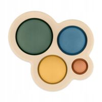 Zabawka sensoryczna silikonowa Chill out zielona 6m+ PETITE&MARS