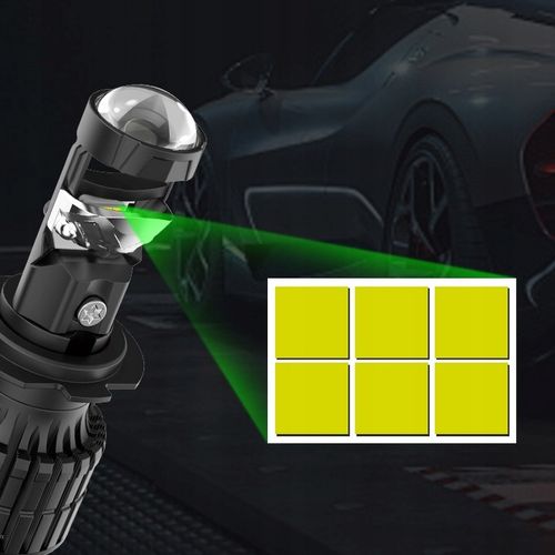 ŻARÓWKI LED H7 FATEEYE PROJECTOR 100% IDEALNE ODCIĘCIE SOCZEWKA FISHEYE na Arena.pl