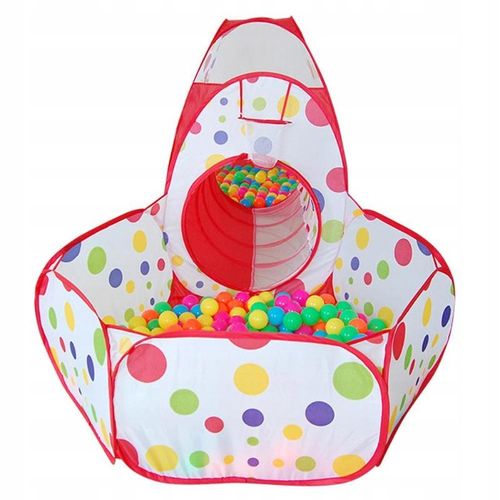 namiot biało czerwony z tunelem 16335 na Arena.pl