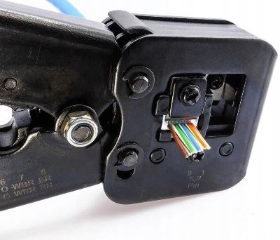 ZACISKARKA PRZELOTOWA WTYKÓW ZŁĄCZ PRZELOTOWYCH RJ45 RJ12 RJ11 LAN LANBERG na Arena.pl