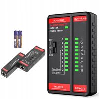 TESTER PRZEWODÓW SIECIOWYCH RJ11 RJ45 LAN SZUKACZ PAR KABLI HABOTEST HT812