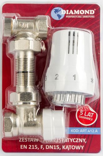 Zestaw termostatyczny kątowy Diamond ART.412.ZEST.TERM.KĄT na Arena.pl