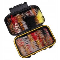 Mucha PSTRĄG LIPIEŃ ŁOSOŚ BRZANA PŁOĆ Nimfy Jętki ZESTAW 120szt PRZYNĘT XXL