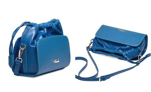 Modna torebka do ręki Niebieska na Arena.pl