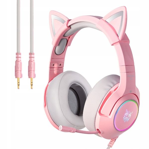 ONIKUMA K9 PRZEWODOWE SŁUCHAWKI GAMINGOWE NAUSZNE RGB Z MIKROFONEM zdjęcie 1