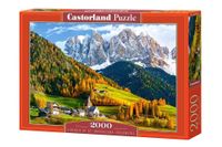 Puzzle 2000 Church of St.Magdalena-Dolomites CASTORLAND