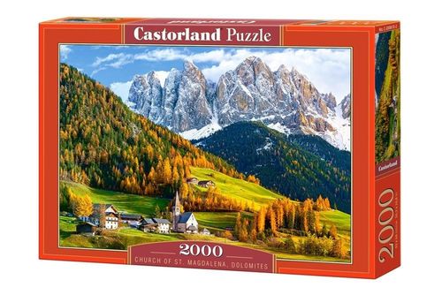 Puzzle 2000 Church of St.Magdalena-Dolomites CASTORLAND na Arena.pl