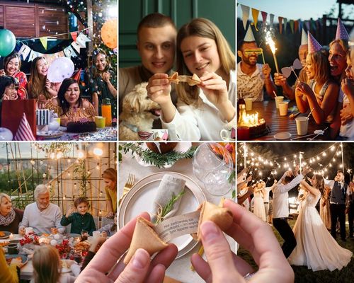 Ciasteczka z Wróżbą Dziękuję Chińskie Ciastko Szczęścia dla Gości 50 szt na Arena.pl