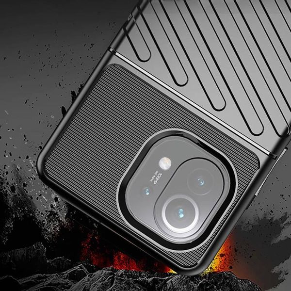 Etui Xiaomi Mi 11 Pancerne Thunder Czarne zdjęcie 6