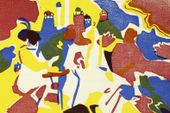 Plakat 60x40cm Klänge, Wassily Kandinsky Vintage do Salonu