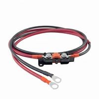 ZESTAW KABLI Z BEZPIECZNIKIEM DO AKU 30A 10MM 150 CM