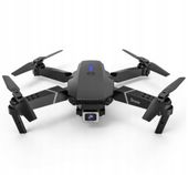 DRON E88 + 3 BATERIE + ŚMIGŁA | ZABAWKA DLA DZIECI KAMERY WIFI ZAWIS 250M