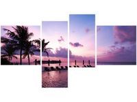 OBRAZ MAGICZNY ZACHÓD SŁOŃCA MALEDIWACH