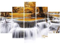 105CM 150CM ZEGAR 5 ELEM WODOSPAD DONG PEE SUA DRUK OBRAZ