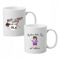 Kubek z imieniem napis PREZENT KUCHNIA BABCI