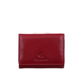 Mały czerwony portfel damski Canaletto z naturalnej skóry licowej z RFID – elegancja i bezpieczeństwo PD2000cs165 RFID