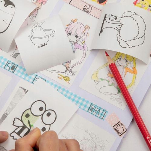 Biały papier termiczny z klejem do Phomemo T02 50mmx3,5m samoprzylepna x3 na Arena.pl