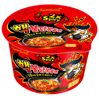 Buldak Ramyun 2xSpicy makaron instant o smaku bombowo ostrego kurczaka, duża micha 105g - Samyang
