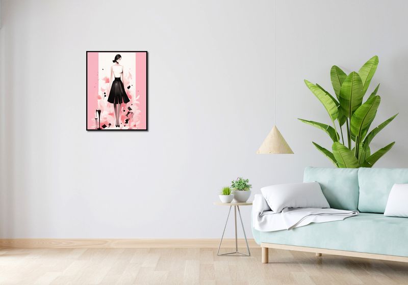 Plakat 50x65cm Pastelowe Love zdjęcie 4