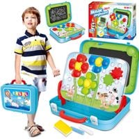 DLA DZIECI KREATYWNA TABLICA MOZAIKA Z KREDEK