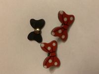 Guziki dla dzieci 2szt. kokardka Myszka Mini 20x15mm.