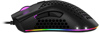Mysz przewodowa ISY IGM-4500-BK Honeycomb RGB Czarny