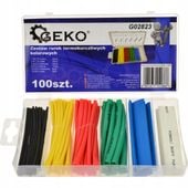 Zestaw rurek termokurczliwych kolorowych GEKO 100 szt. mix G02823