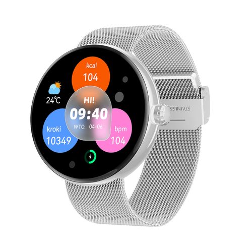 Forever smartwatch Forevive 5 SB-365 Srebrny na Arena.pl