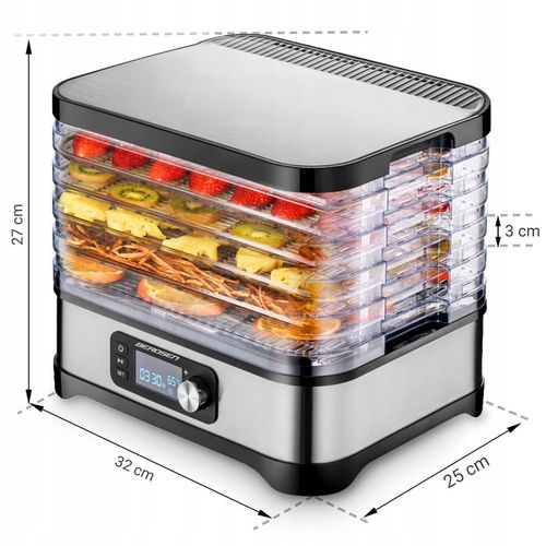 DUŻA Suszarka do grzybów spożywcza owoców i warzyw 5 poziomów + na Arena.pl