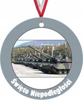 MEDAL Z PLEXI 5,5 cm nadruk UV 11 Listopada Niepodległość duży wybór wzorów