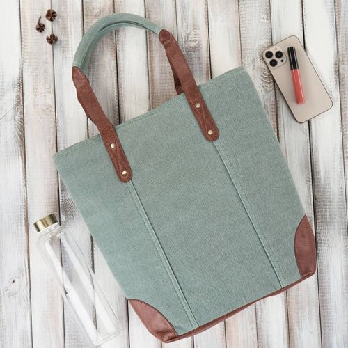 torebka damska shopper duża na ramię z dodatkową kosmetyczką wegańska na Arena.pl