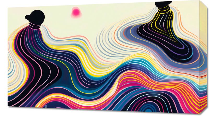 Obraz 70x40cm Wodnista Tafla zdjęcie 1