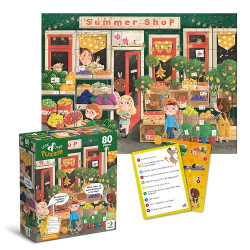 Puzzle Patrz I Znajdź Look And Find „Letnie Smakołyki” Motoryka Dzieci na Arena.pl