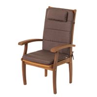 Poduszka ANTONIA na krzesło, leżak ogrodowy plażowy, poducha 121x50x6