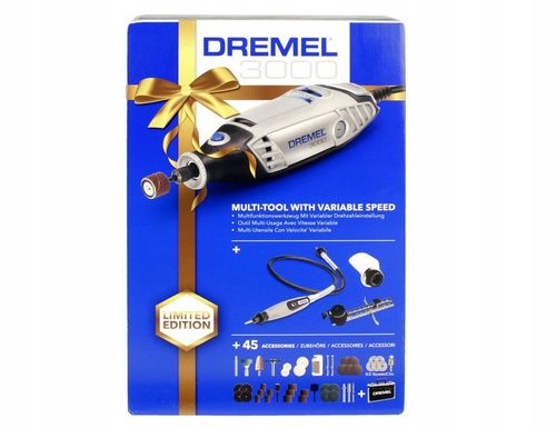 DREMEL 3000 + 45 akcesoriów + 3 przystawki + WALIZKA na Arena.pl