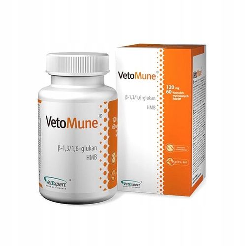Vetexpert VetoMune odporność PIES i KOT 60 kaps. na Arena.pl