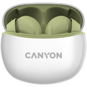 canyon słuchawki dokanałowe tws-5 etui zielone
