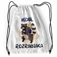 Plecak Sportowy Szkolny Dla Michała Syna Dziecka Z Nadrukiem Ze Zdjęciem