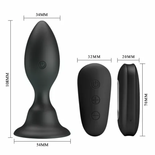 mr play model 12 trybow wibracji czarny pilot silikonowy system na Arena.pl
