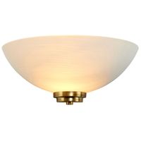 Lampa ścienna WELLES-1WBAB Endon półokrągła antyczny mosiądz