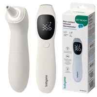 BABYONO Termometr bezdotykowy na podczerwień do czoła i ucha