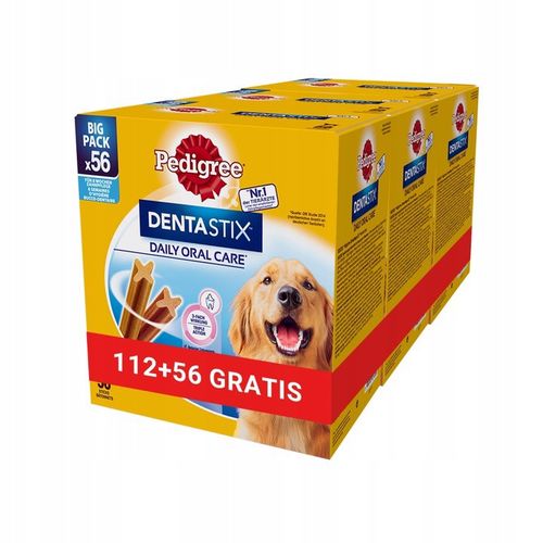 Pedigree Dentastix Przysmak Dentystyczny Dla Psów Dużych Ras 2 + 1 GRATIS na Arena.pl
